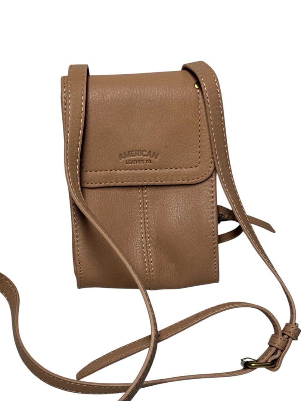 American Leather Co. Kansas
Foldover Crossbody Bag Tan
Leather